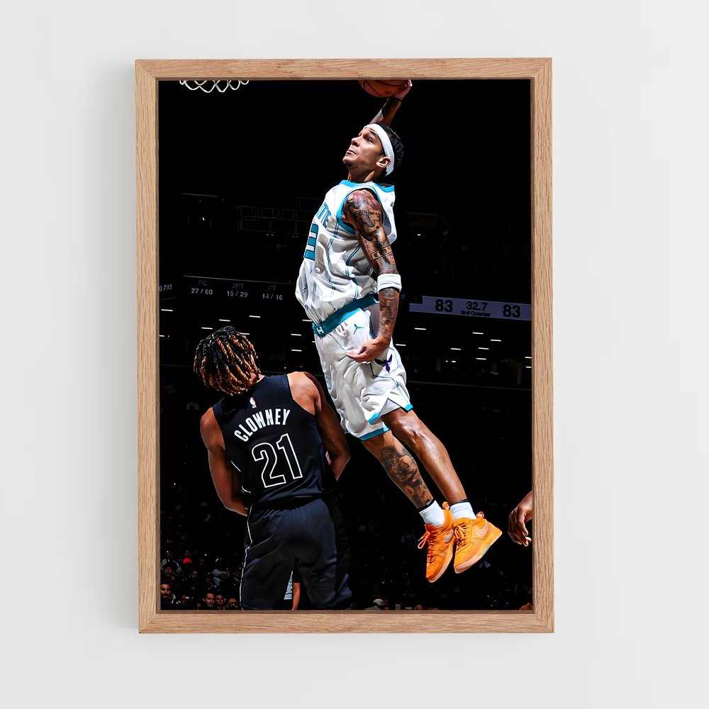 Poster Dunker Étoile – affiche Basketball (vue 4)